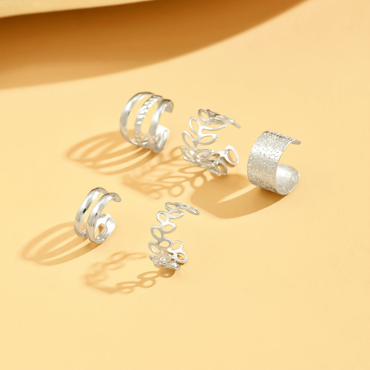 5pcs/set Elegant Women's Ear Cuff