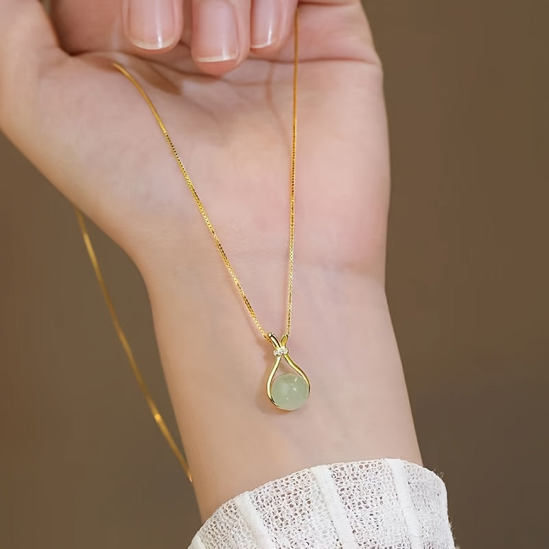 Glass Pendant Necklace for Women