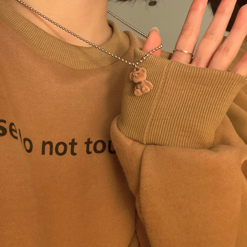 Cool Bear Necklace For Women, Hip-hop Clavicle Chain, Simple And Personalized Teddy Bear
