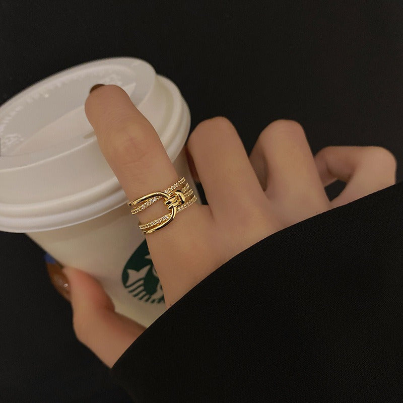 Double-Layer Synthetic Zirconia Ring
