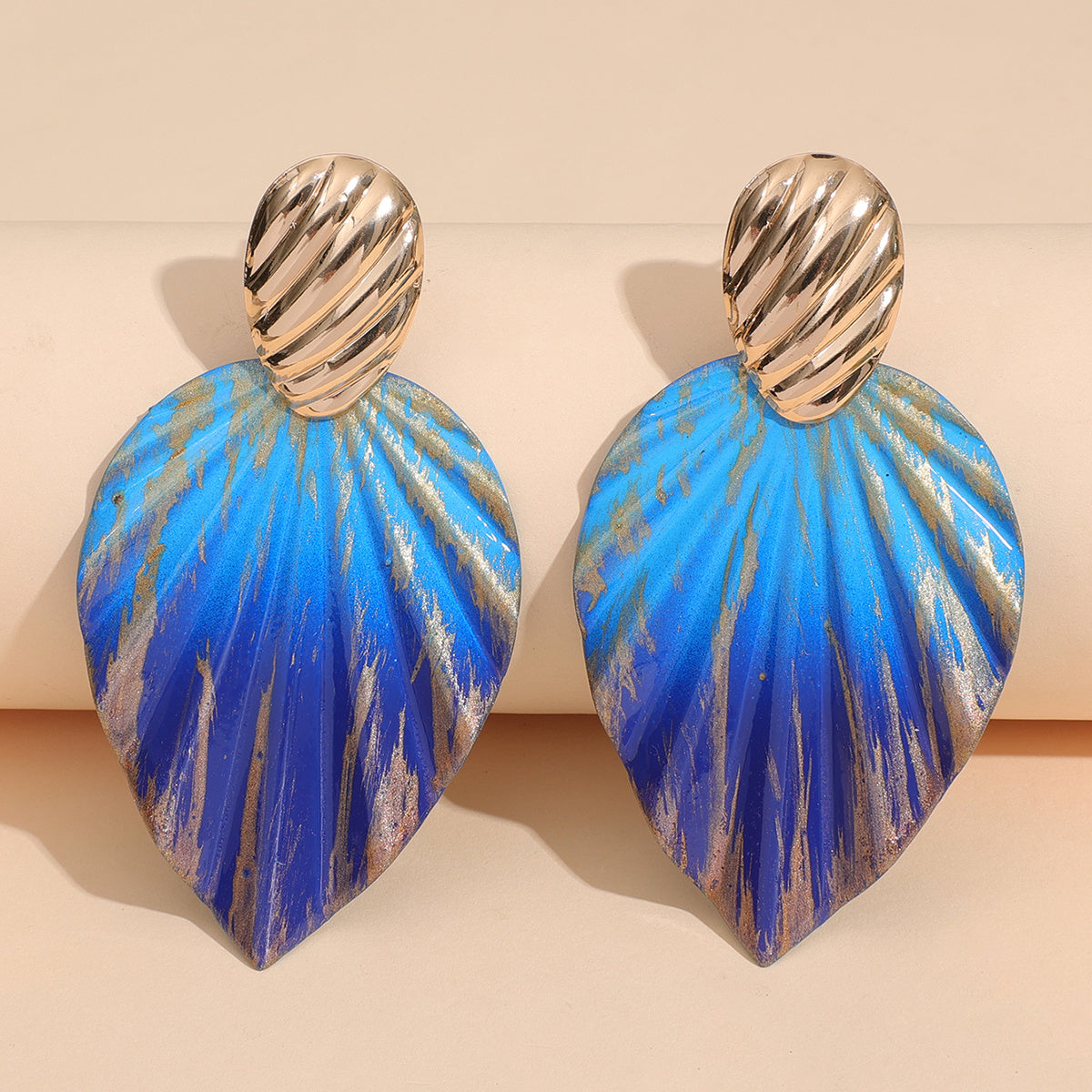 Vintage Leaf Shape Geometric Earrings For Women