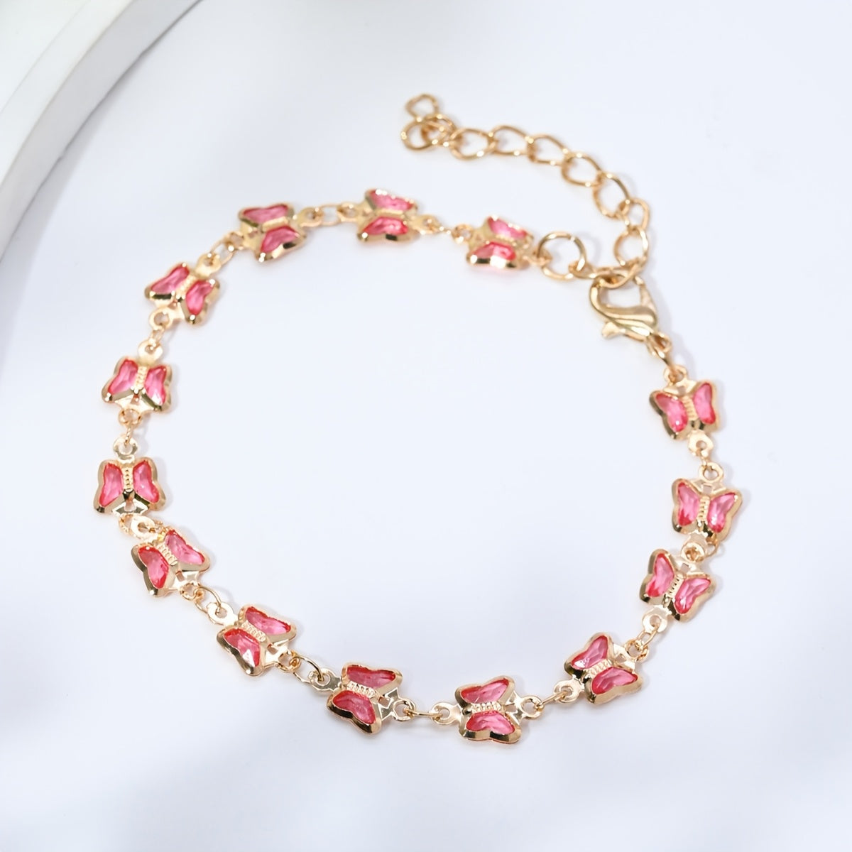 Candy-colored Love Heart Bracelet