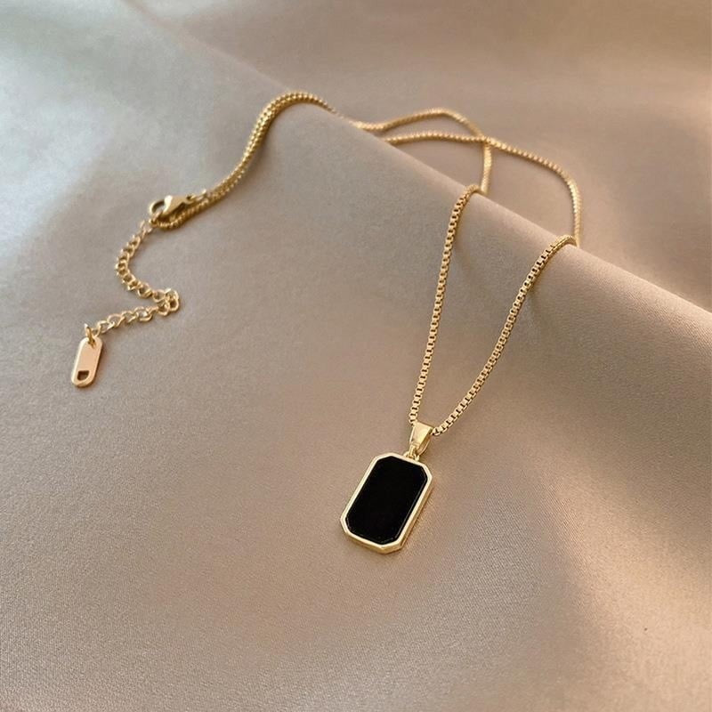 Painted Rectangle Pendant