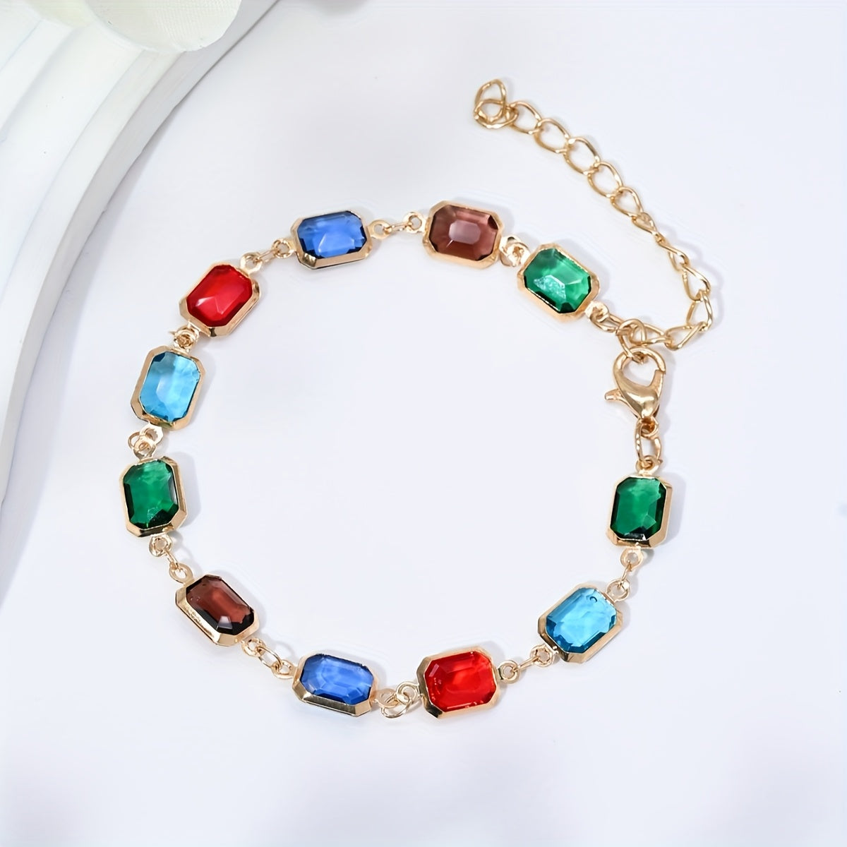 Candy-colored Love Heart Bracelet