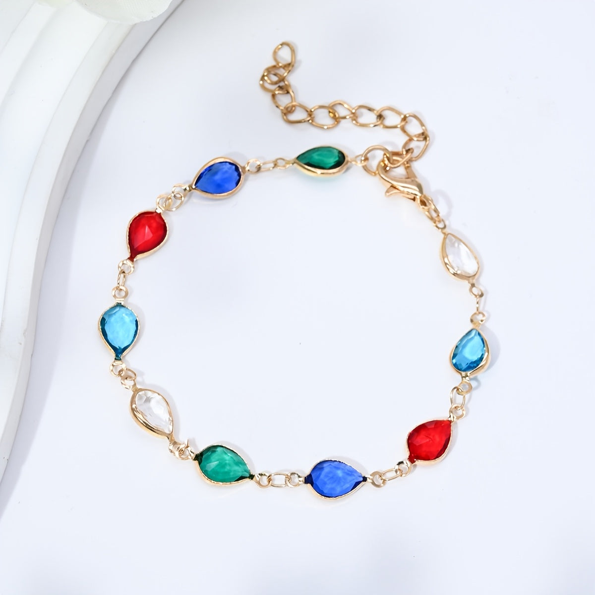 Candy-colored Love Heart Bracelet