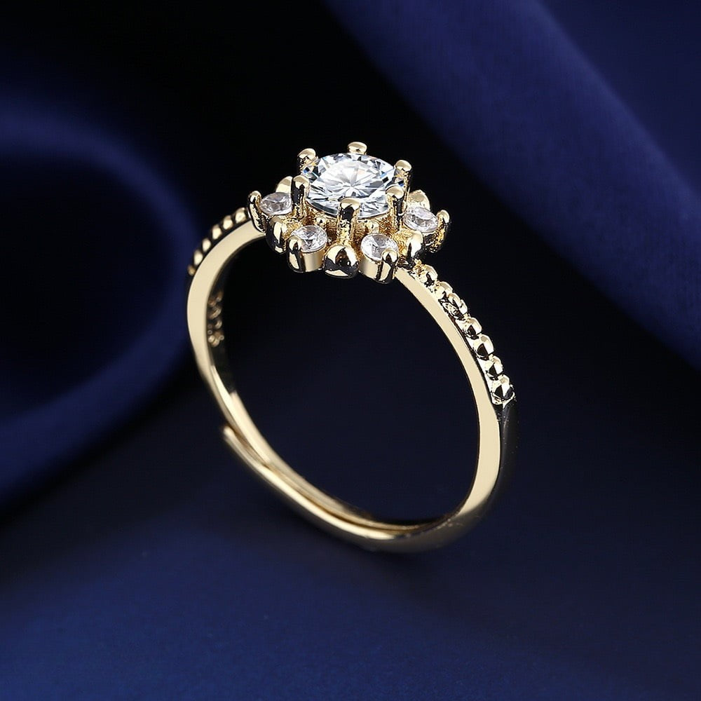 Flower Ring Adjustable