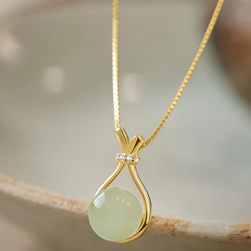 Glass Pendant Necklace for Women