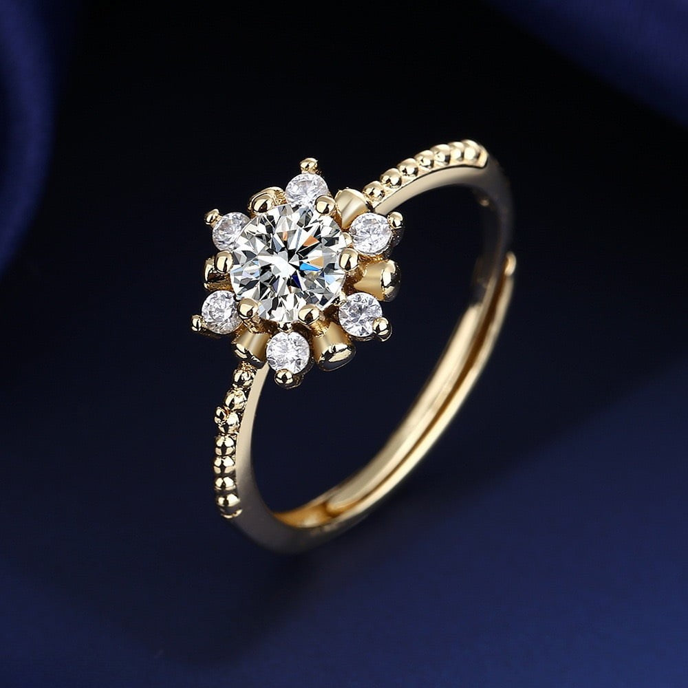 Flower Ring Adjustable