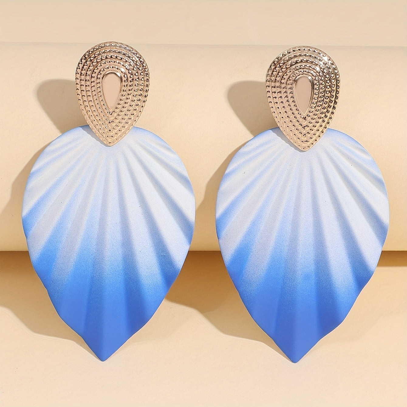 Vintage Leaf Shape Geometric Earrings For Women