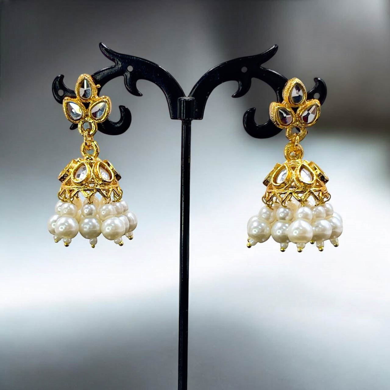 Tear Pearl Drop Jhumki - PEJH