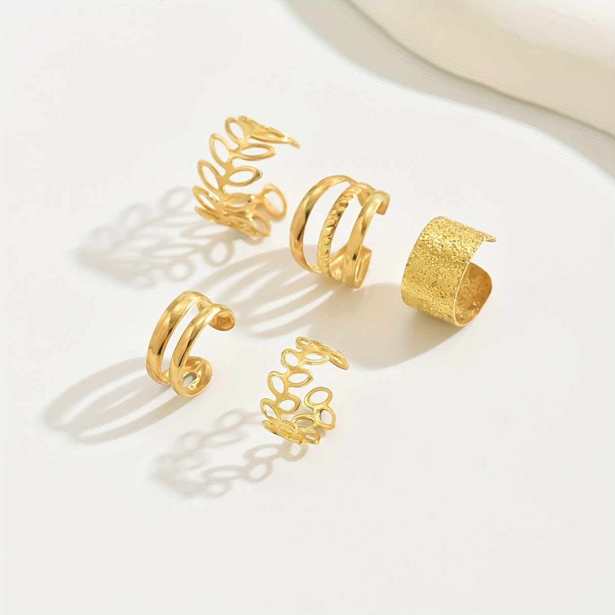 5pcs/set Elegant Women's Ear Cuff