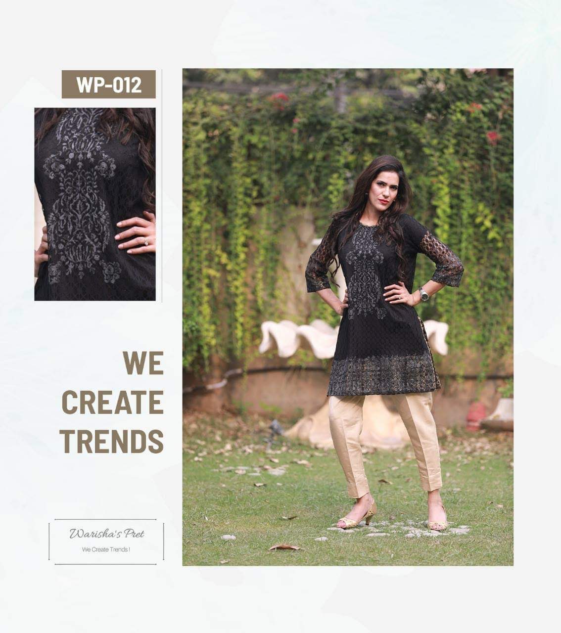 Block-printed Net Eastern dress
