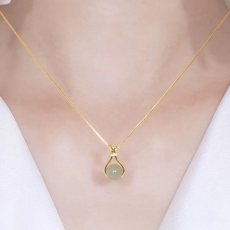 Glass Pendant Necklace for Women