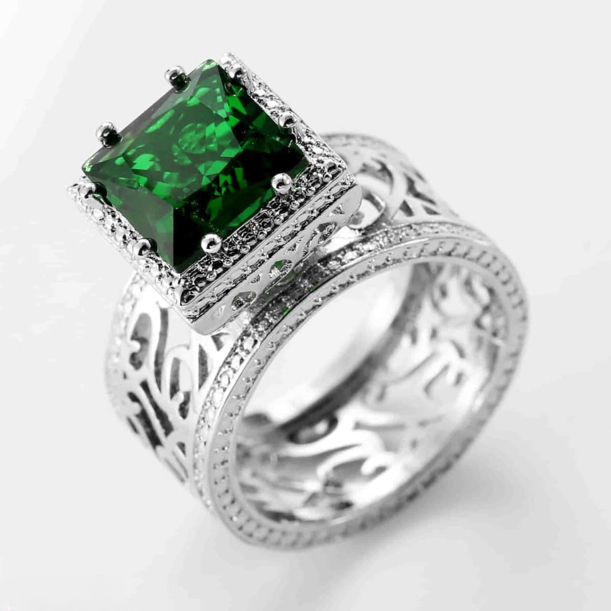 GWH Square Larger Band Ring