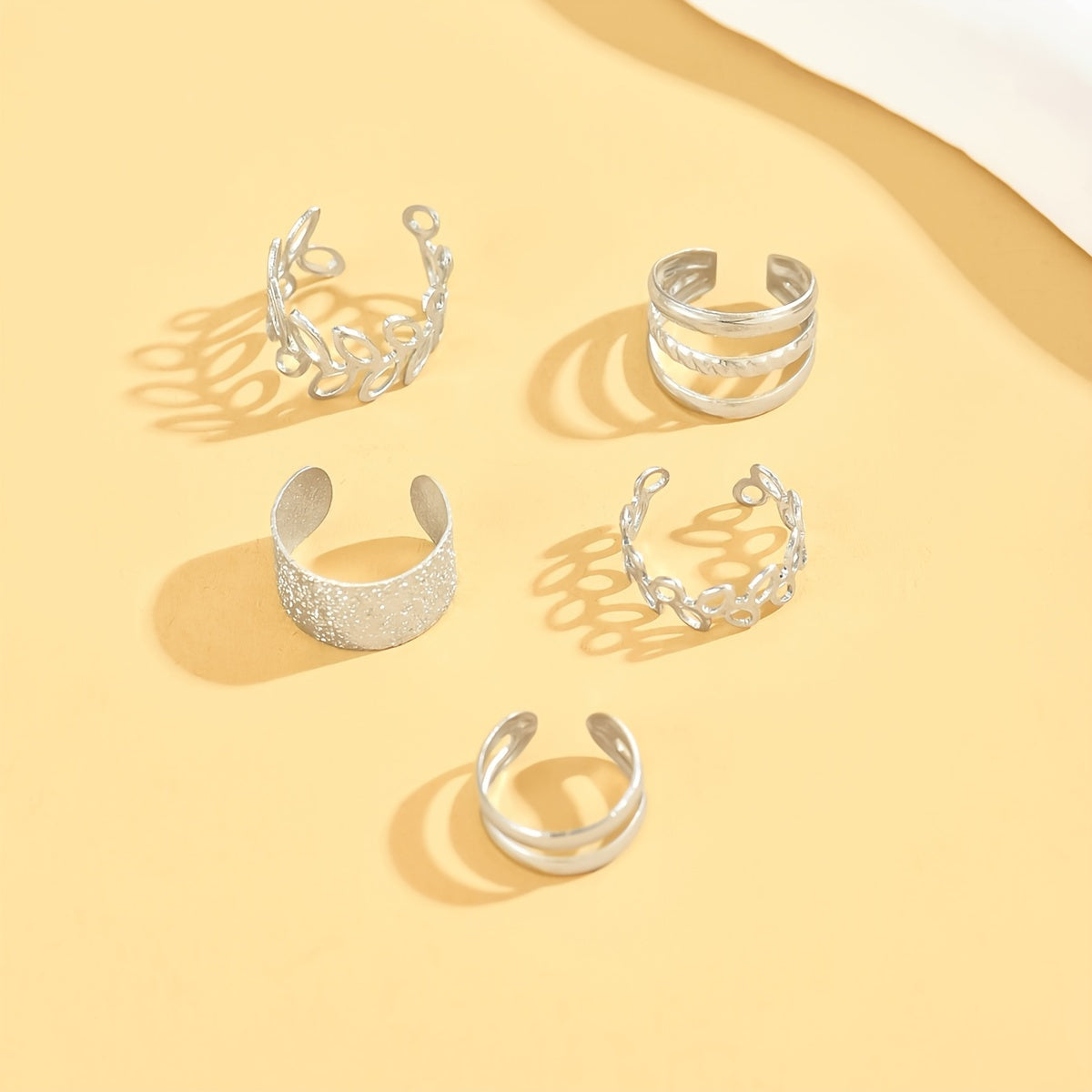 5pcs/set Elegant Women's Ear Cuff