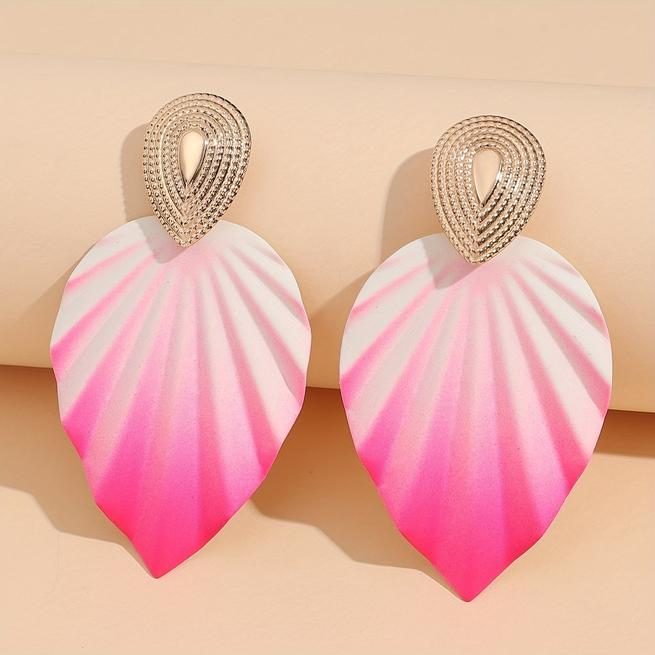 Vintage Leaf Shape Geometric Earrings For Women
