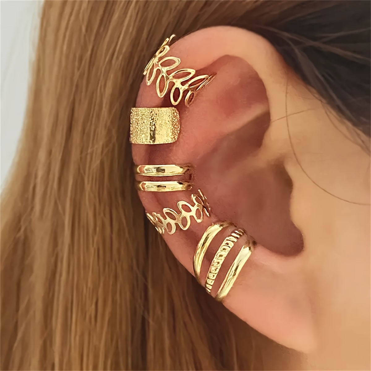 5pcs/set Elegant Women's Ear Cuff