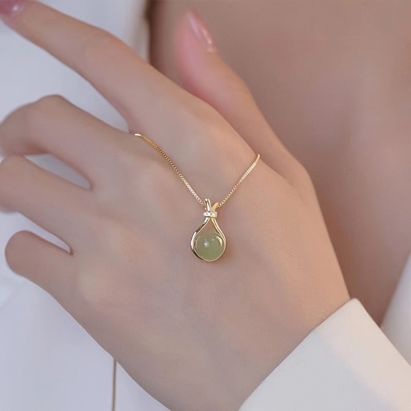 Glass Pendant Necklace for Women