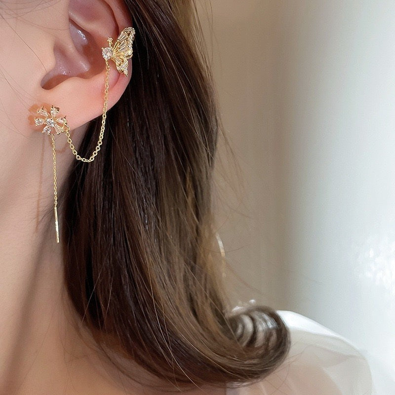 Butterfly Ear Cuff Single - CEFH