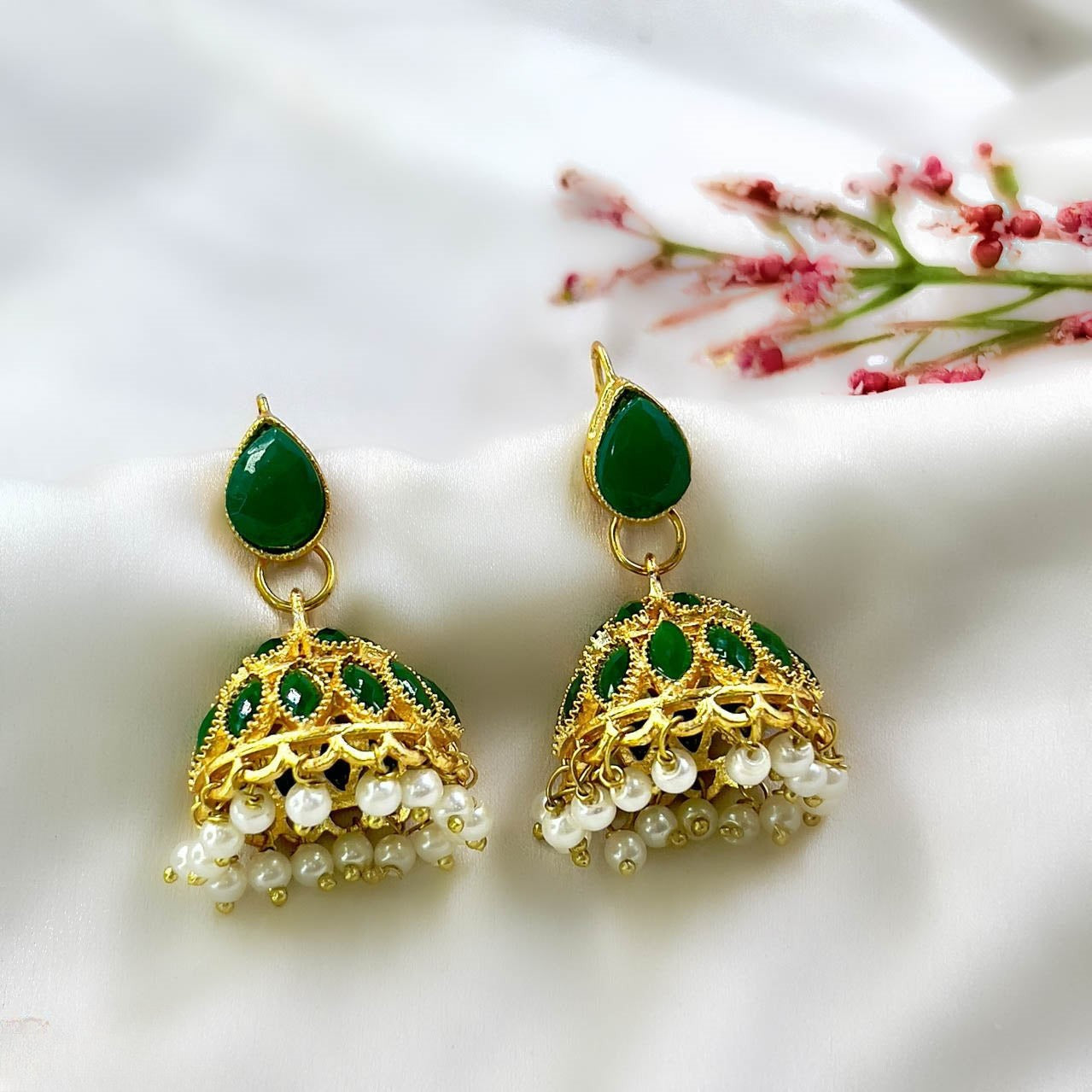 Tear Jhumki Drop Pair - PEJH