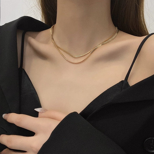 Double Chain Necklace